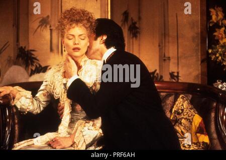 Original Film Titel: DIE ZEIT DER UNSCHULD. Englischer Titel: DIE ZEIT DER UNSCHULD. Jahr: 1993. Regie: Martin Scorsese. Stars: DANIEL DAY-LEWIS; Michelle Pfeiffer. Quelle: Columbia Pictures/Album Stockfoto