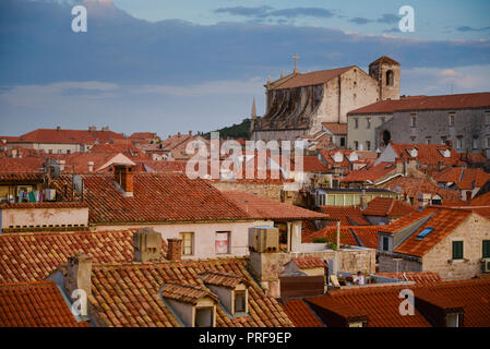 Der heilige Ignatius Kirche in der Altstadt von Dubrovnik, Kroatien Stockfoto