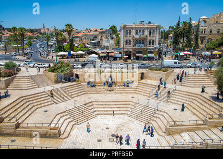 Damaskus-Tor in Jerusalem Stockfoto