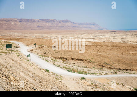 Wüste und Berge in Israel. Stockfoto