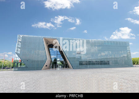 Fassade des Museums der Geschichte der Polnischen Juden' Polin' Stockfoto