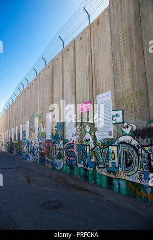 Die Israelischen West Bank Stockfoto