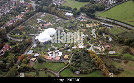 Luftaufnahme der Zoo von Chester, Cheshire Stockfoto