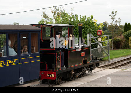 Gartell Light Railway Stockfoto