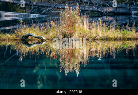 Reflexionen an Kimball See Klamath Falls, Oregon Stockfoto