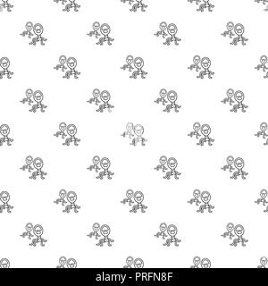 Protozoen Viren pattern Vektor nahtlose Stock Vektor