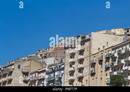Gangi, altes Dorf in Sizilien Stockfoto