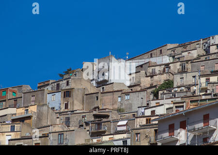 Gangi, altes Dorf in Sizilien Stockfoto