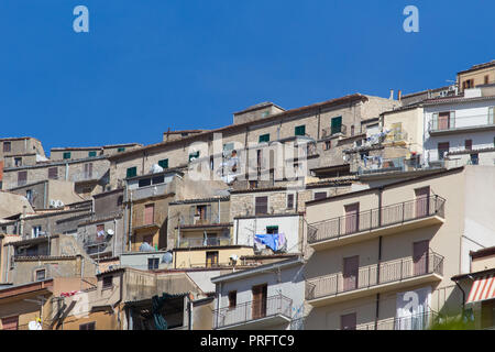 Gangi, altes Dorf in Sizilien Stockfoto