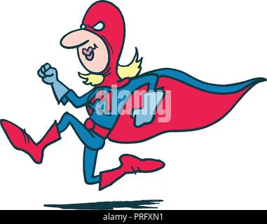 Glückliche Mütter Tag Supermom design EPS 10 Vektor Stock Vektor