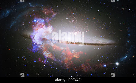 Schönen Spiralgalaxie im Weltraum. Elemente dieses Bild von der NASA eingerichtet. Stockfoto