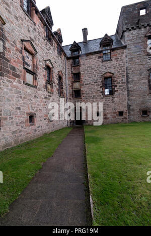 Port Glasgow Schottland Wahrzeichen Gebäude & Fluss Clyde Küste Stockfoto