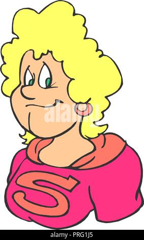 Superhelden Super Mom Familie Vector Illustration. Muttertag Stock Vektor