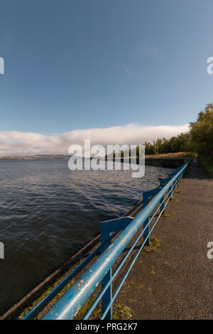 Port Glasgow Schottland Wahrzeichen Gebäude & Fluss Clyde Küste Stockfoto