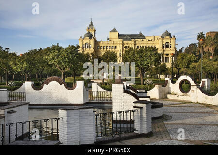 Jardines de Pedro Luis Alonso (Pedro Luis Alonso Gärten) in Malaga. Spanien Stockfoto