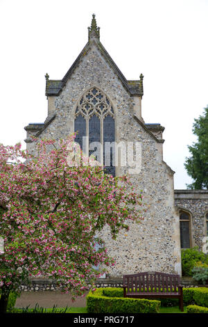 Den Pantoffel Kapelle deidcated die St. Catherine, Katholische Heiligtum der Muttergottes, Walsingham, Norfolk Stockfoto