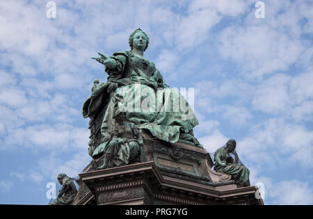 Kaiserin Maria Theresia Denkmal in Wien, Österreich, Mitteleuropa. Stockfoto