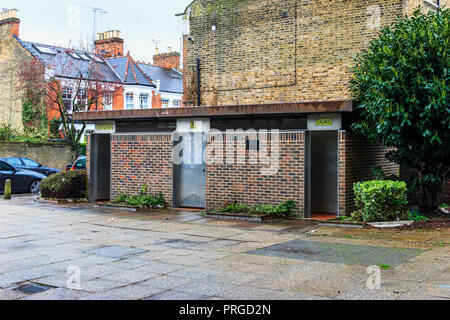 Öffentliche Toiletten in Crouch End, London, UK Stockfoto