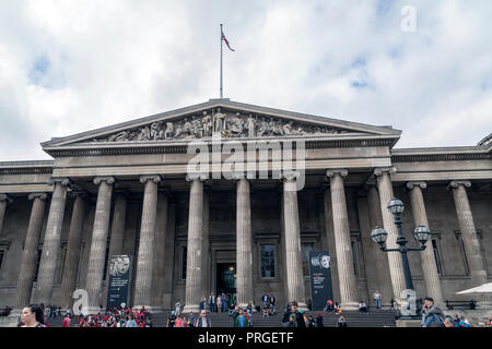 Außerhalb British Museum Stockfoto