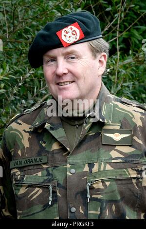 Zoutkamp, Niederlande. Okt, 2018 02. König Willem-Alexander der Niederlande bei der Willem Lodewijk van Nassaukazerne in Zoutkamp, am 02 Oktober, 2018, für eine workvisit der EU-Polizei- Ausbildung (EUPST Credit: Albert Nieboer/Niederlande/Point de Vue |/dpa/Alamy leben Nachrichten Stockfoto