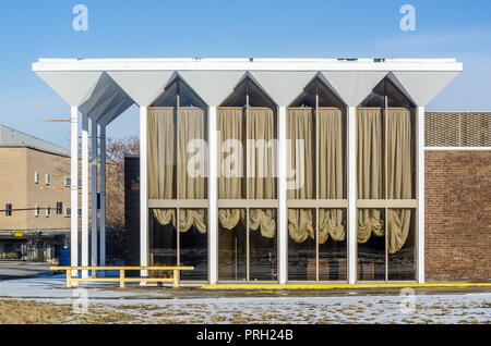 Moderne Bankgebäude in der Innenstadt von Clayton Stockfoto