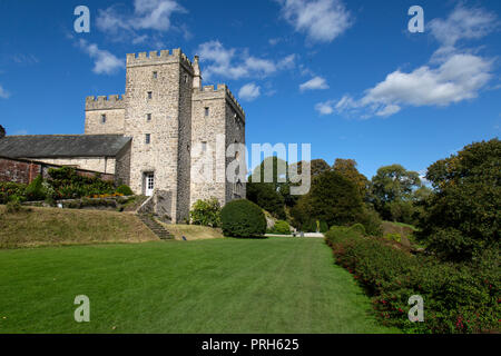 Sizergh Schloss und Gärten in Helsington in der Grafschaft Cumbria in England. Stockfoto