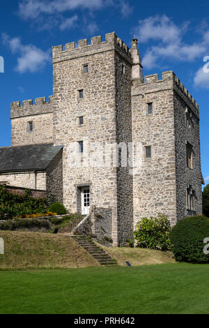 Sizergh Schloss und Gärten in Helsington in der Grafschaft Cumbria in England. Stockfoto
