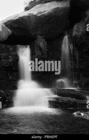 In der Nähe von Black Clough Wasserfall im Peak District Stockfoto