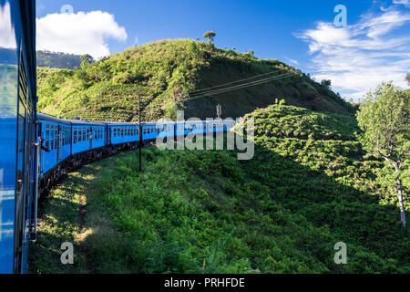 Auf dem Weg von Ella nach Nuwara Eliya genommen Stockfoto