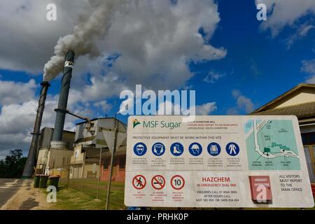 MSF South Johnstone Sugar Mill, Queensland, Australien Stockfoto