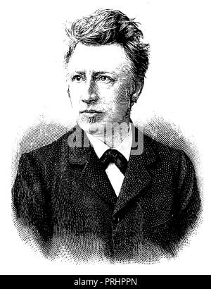 Van 't Hoff, Jacobus Henricus (1852-1911), deutscher Chemiker, Stockfoto