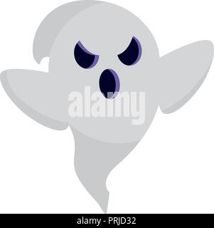 Happy Halloween ghost character Vector Illustration Design Stock Vektor