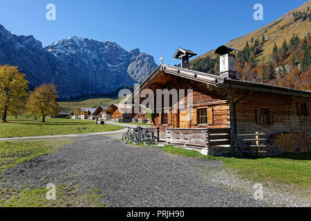 Eng-Alm, Großer Ahornboden, Riss Tal, Karwendel, Tirol, Österreich Stockfoto
