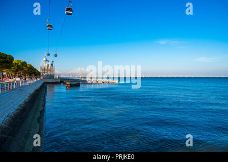 Lissabon Portugal. 01. Oktober 2018. Parque das Nacoes in Lissabon Lissabon, Portugal. Stockfoto