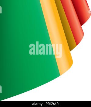 Mali Flagge, Vektor, Abbildung auf einem weißen Hintergrund. Stock Vektor