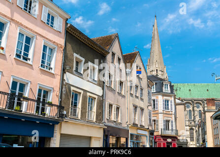 Historische Gebäude in Chartres, Frankreich Stockfoto