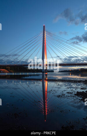 Nördlichen Turm Brücke über den Fluss Wear, Sunderland, Tyne and Wear, England, Vereinigtes Königreich Stockfoto