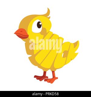 Ein Vektor Illustration von Chicken Cartoon Tier Stock Vektor