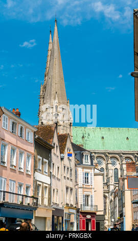 Kathedrale Unserer Lieben Frau von Chartres in Frankreich Stockfoto