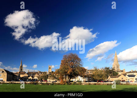 Herbst, Stamford Hill, Stamford Town, Lincolnshire, England, Großbritannien Stockfoto