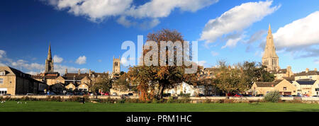 Herbst, Stamford Hill, Stamford Town, Lincolnshire, England, Großbritannien Stockfoto