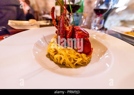 Restaurant Da Divo. Siena, Italien Stockfoto