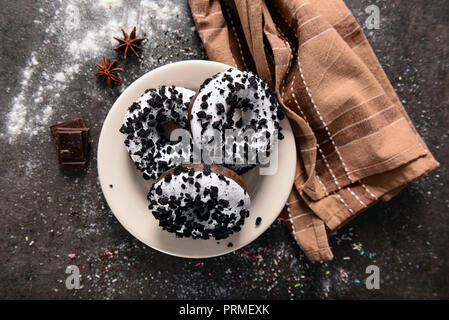 Süß und lecker doughtnuts Stockfoto