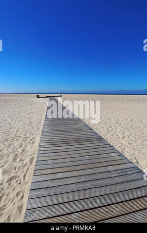 Montag Morgen auf Figueira da Foz Strand in Zentralportugal. Stockfoto