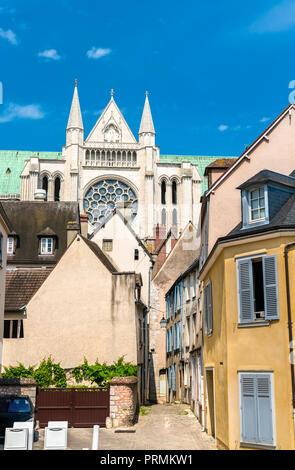 Kathedrale Unserer Lieben Frau von Chartres in Frankreich Stockfoto