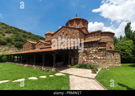 Mittelalterliche Vodoca Kloster Saint Leontius in der Nähe der Stadt Strumica, Republik Mazedonien Stockfoto