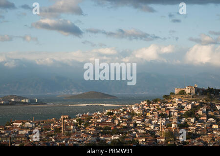 Küstenstadt Ayvalik an der Ägäischen Küste, Türkei Stockfoto