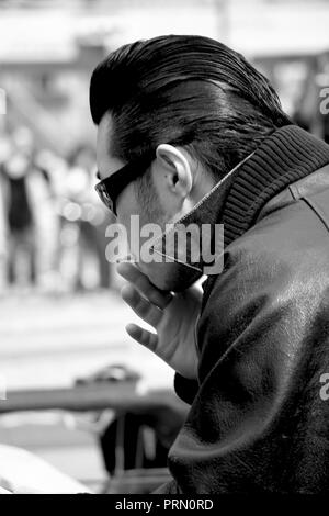 Der Fremde im Yoyogi Park, Tokio, New York Stockfoto