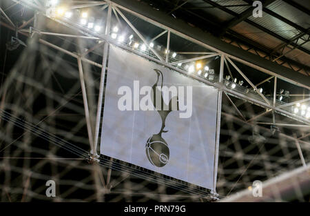Wembley Stadion, London, UK. 3. Okt 2018. Allgemeine Ansicht von Wembley Stadium vor dem UEFA Champions League Gruppe B Übereinstimmung zwischen den Tottenham Hotspur und Barcelona im Wembley Stadion auf den 3. Oktober 2018 in London, England. (Foto von Leila Credit: PHC Images/Alamy leben Nachrichten Stockfoto