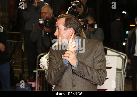 London, Großbritannien. 3. Oktober, 2018. Ben Miller, Johnny English schlägt wieder zu - Special Screening, Curzon Mayfair, London, UK, 03. Oktober 2018, Foto von Richard Goldschmidt Credit: Rich Gold/Alamy leben Nachrichten Stockfoto